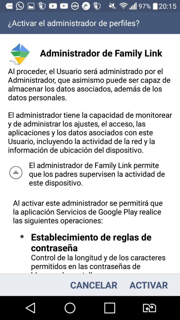 Paso18.Activar el administrador de perfiles